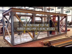 Le cadre en fer de tuyau en caoutchouc pour l' exportation est soudé