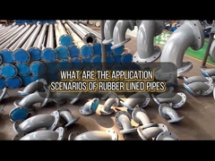 Application des tuyaux revêtus de caoutchouc