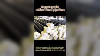 Tuyau doublé de caoutchouc durable pour les industries difficiles