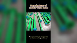 Tuyaux doublés de caoutchouc durable pour l'industrie