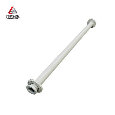 Pipe revêtue de caoutchouc naturel avec résistance à la température de la bride