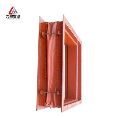Compensateur en tissu bleu-rouge pour les joints de dilatation à basse pression destinés au transport d'air et de poussière