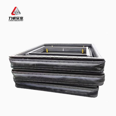 Tissu de peau non métallique Compensateur de fibres du conduit d'air Expansion des articulations Connexion souple Désulfuration Dépoussiérage gaz de la queue