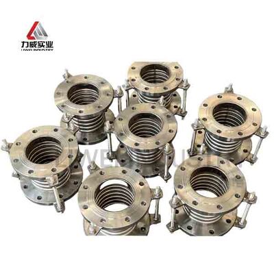 Amortisseur de vibrations métallique à flexibilité angulaire conçu pour une plage de températures de moins 40 degrés Celsius à 550 degrés Celsius, robuste