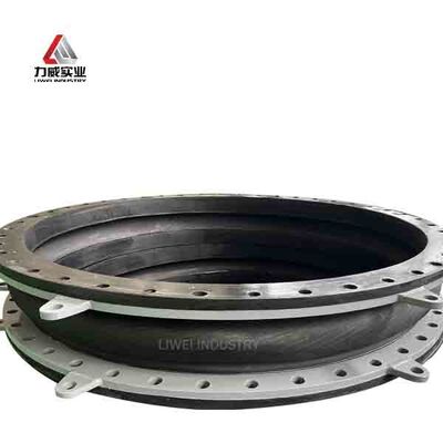 Joint de raccordement en caoutchouc souple à simple sphère, résistant à la pression de 6 à 40 bars, conçu pour une installation facile et des connexions de tuyauterie flexibles.