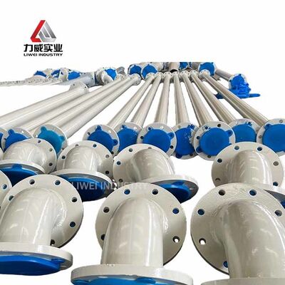 Résistance élevée à l'abrasion Tubes en caoutchouc résistantes à la corrosion incorporant du matériau de revêtement caoutchouc naturel néoprène EPDM nitrile pour l'industrie chimique