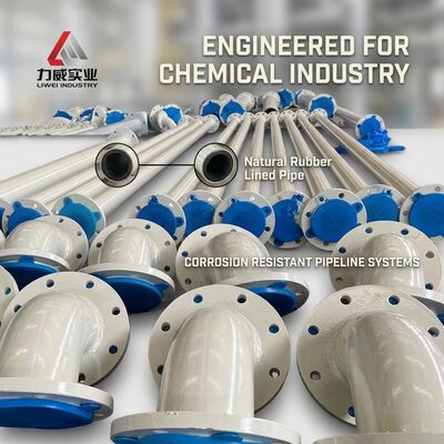 Résistance élevée à l'abrasion Tubes en caoutchouc résistantes à la corrosion incorporant du matériau de revêtement caoutchouc naturel néoprène EPDM nitrile pour l'industrie chimique