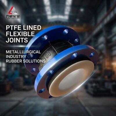 Joints en caoutchouc flexible à sphère unique en PTFE pour l'industrie métallurgique