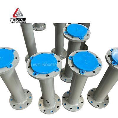 Pipe en caoutchouc revêtue de connexion de bride standard ASTM DN25-DN2000 ANSI Compatible résistant à la corrosion industriel