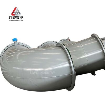 Tuyau revêtu de caoutchouc anti-âge longue durée de vie, épaisseur de paroi 2-16 mm, personnalisable pour pipelines en environnement difficile